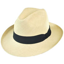 B2B Jaxon Brisa Grade 8 Panama Straw Fedora Hat