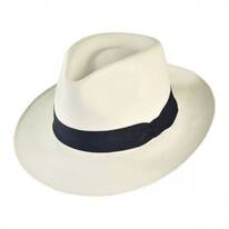 B2B Jaxon Novo Grade 8 Panama Straw Fedora Hat