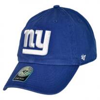 New York Giants NFL Clean Up Strapback Baseball Cap Dad Hat