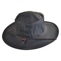 The Squatter Waxed Cotton Booney Hat