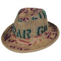 Havana Coffee Works Jute Mod Trilby Fedora Hat