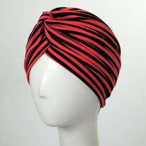 Striped Soft Poly Turban