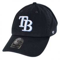 Tampa Bay Rays MLB Clean Up Strapback Baseball Cap Dad Hat