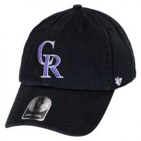 Colorado Rockies MLB Clean Up Strapback Baseball Cap Dad Hat