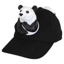 3D Panda Snapback Baseball Cap