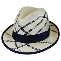 Rialto Shantung Straw Trilby Fedora Hat