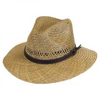 Childress Vent Seagrass Straw Safari Fedora Hat
