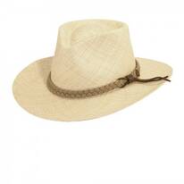 Braided Band Panama Straw Outback Hat
