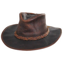 Walker Raging Bull Leather Western Hat