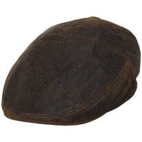 Taxten Weathered Leather Ivy Cap