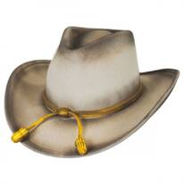 John Wayne The Fort Wool Felt Crushable Western Hat - Silverbelly