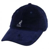 Logo Corduroy Strapback Baseball Cap Dad Hat
