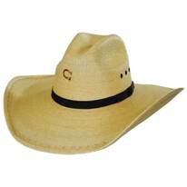 Maverick Palm Straw Western Hat