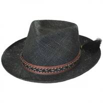 Venice Bao Straw Fedora Hat
