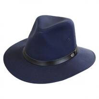Dalton Cotton Blend Rain Fedora Hat