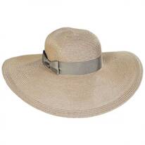 Resort Straw Swinger Wide Brim Hat