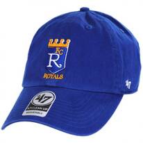 Kansas City Royals MLB Cooperstown Clean Up Strapback Baseball Cap Dad Hat