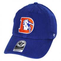 Denver Broncos NFL Clean Up Legacy Strapback Baseball Cap Dad Hat