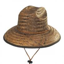Kids' Costa Brava Palm Straw Lifeguard Hat