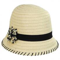 Kiki Toyo Straw Cloche Hat
