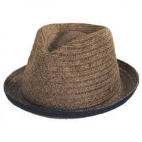 Noakes Toyo Straw Fedora Hat