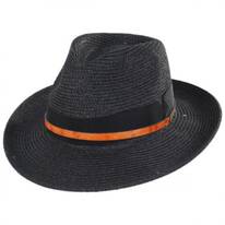 Denney Toyo Straw Blend Fedora Hat