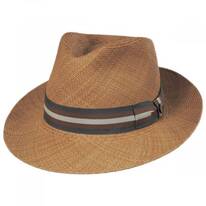San Juliette Panama Straw Fedora Hat