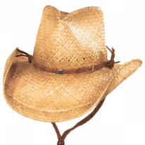 Husky Raffia Straw Western Hat