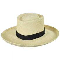 Panama Straw Gambler Hat