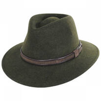 Hiker Wool Felt Safari Fedora Hat