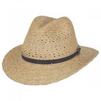 Inagua Raffia Straw Safari Fedora Hat