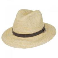 Abaco Toyo Straw Safari Fedora Hat