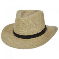 Global Raffia Straw Outback Fedora Hat