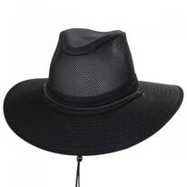 Mesh Aussie Grande Brim Fedora Hat