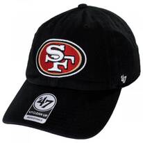 San Francisco 49ers NFL Clean Up Strapback Baseball Cap Dad Hat