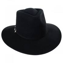 Teardrop Wool Felt Western Hat