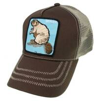 Beaver Mesh Trucker Snapback Baseball Cap