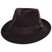 C-Crown Crushable Wool Felt Fedora Hat