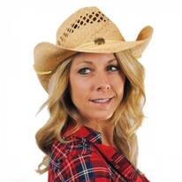 Maggie May Straw Western Hat