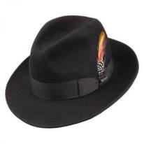 Pinch Crown Crushable Wool Felt Fedora Hat