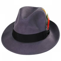 Pinch Crown Crushable Wool Felt Fedora Hat