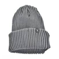 Slouchy Rib Knit Beanie Hat