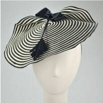 Striped Bow and Arrow Fascinator Hat