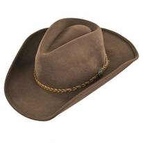 Rawhide Buffalo Fur Felt Western Hat