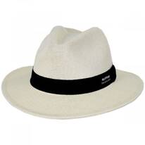 Kingfin Toyo Straw Safari Fedora Hat