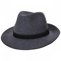Gabriel Crushable Wool Felt Fedora Hat