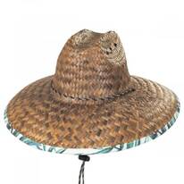 Paraiso Coconut Straw Lifeguard Hat