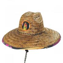 Lures Coconut Straw Lifeguard Hat