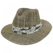 Quest Seagrass Straw Safari Fedora Hat