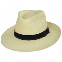 Dreyer Raindura Toyo Straw Fedora Hat